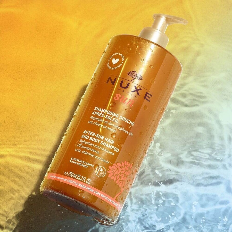Nuxe Zon Hydraterende After-Sun Lichaam en Haar Douche Shampoo 750ml Nuxe Zon Hydraterende After-Sun Lichaam en Haar Douche Shampoo 750ml