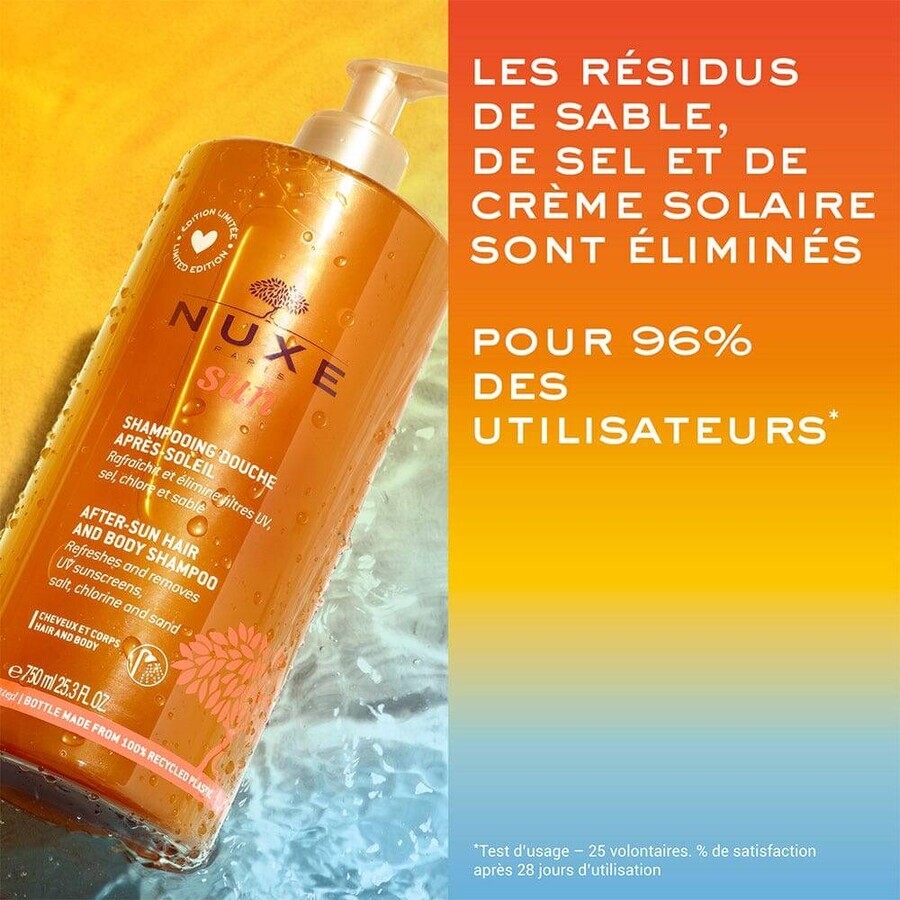 Nuxe Zon Hydraterende After-Sun Lichaam en Haar Douche Shampoo 750ml Nuxe Zon Hydraterende After-Sun Lichaam en Haar Douche Shampoo 750ml