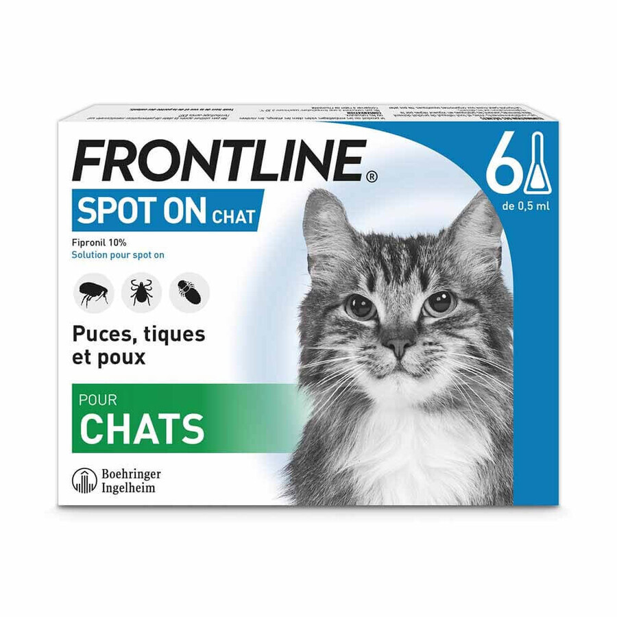 Frontline Spot On Katzen 6 Pipetten 0,5ml
