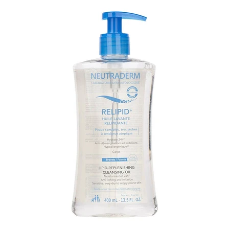 Neutraderm Huile Lavante Relipidante+ Peaux Sensibles 400ml