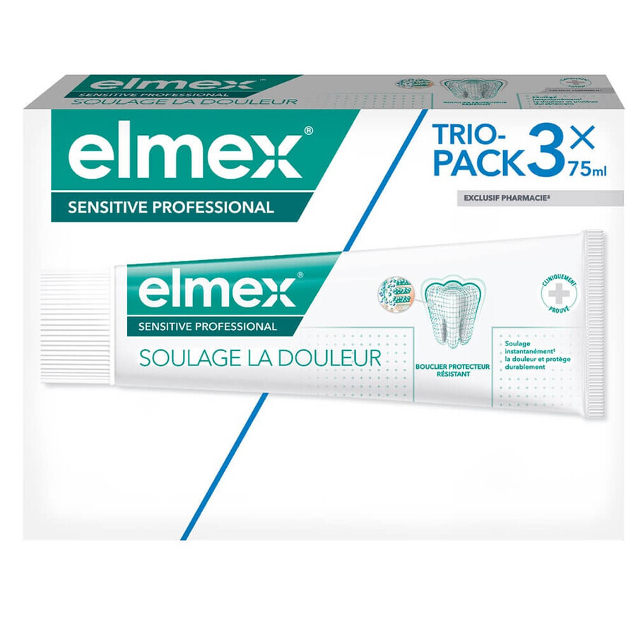 Elmex Sensitive Professional Toothpaste 3x75ml