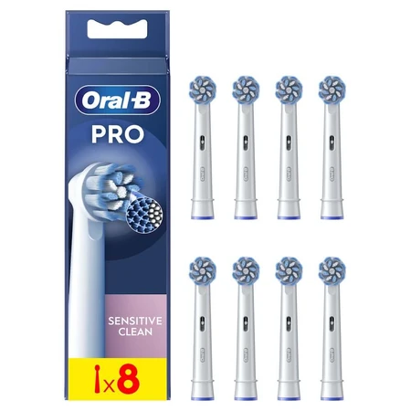 Oral-B Sensitive Clean Cepillo de dientes eléctrico Cabezales de recambio x8