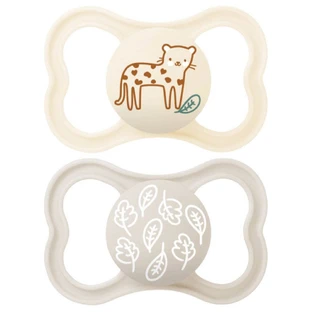 Mam Suprême Symmetrical Silicone Pacifiers 18 months and over x2