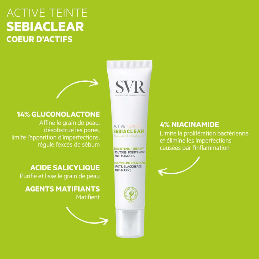 Svr Sebiaclear Intensive Uniforming Anti-Imperfection Treatment 40ml