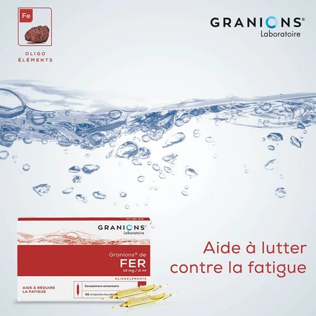 Granions Fer 30 Ampoules Buvables