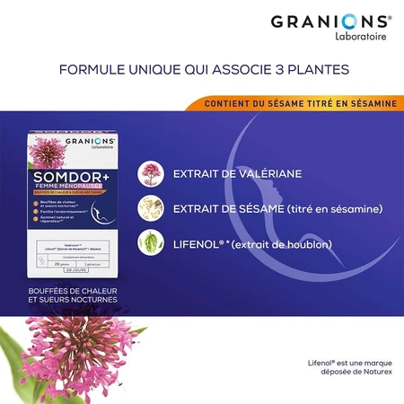 Granions Somdor+ Women's Menopause 28 Gelules