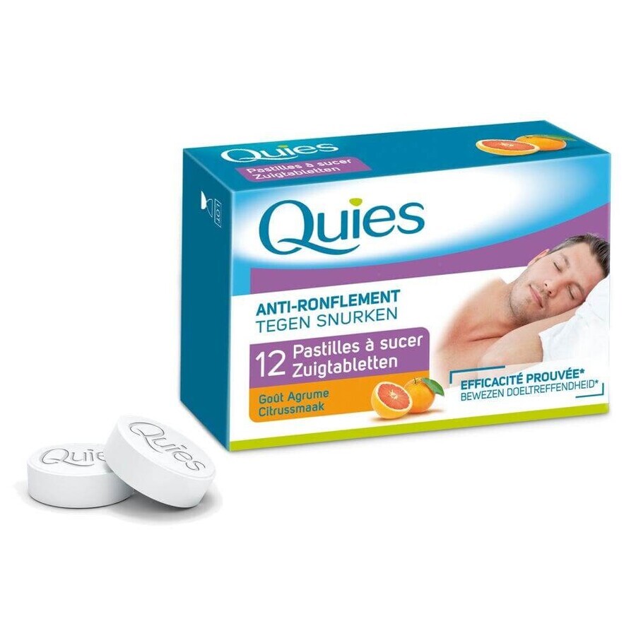 Quies Pastiglie antirussamento agli agrumi X12