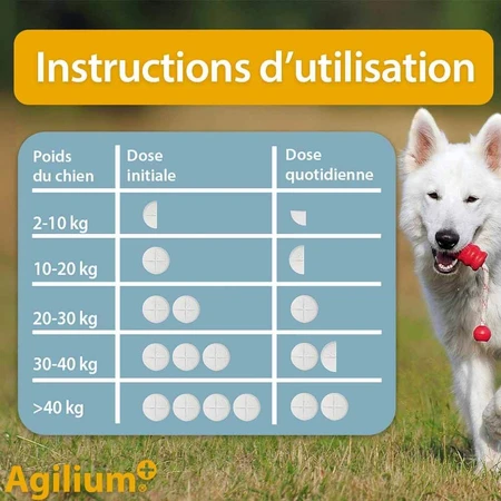 Ceva Agilium+ appetitanregende Tabletten für Hunde und Katzen 30 Tabletten