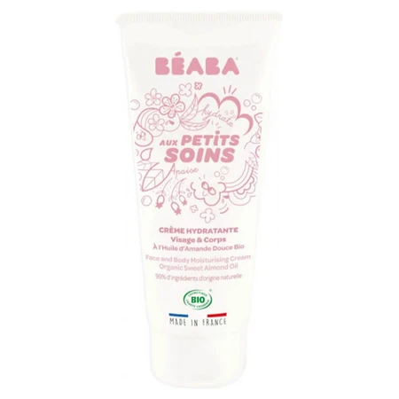 Beaba Crema hidratante facial y corporal para niños aceite de almendras dulces bio 100 ml