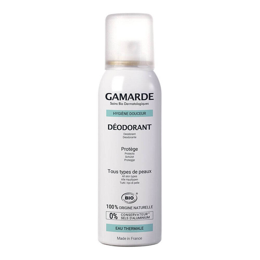 Gamarde Deodorant Spray Hygiëne Fijnheid voor de Gevoelige en Reactieve Huid 100ml