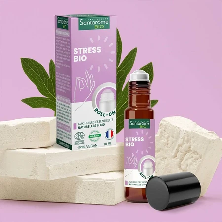 Santarome Roll-On Stress Bio Con Aceites Esenciales 10ml