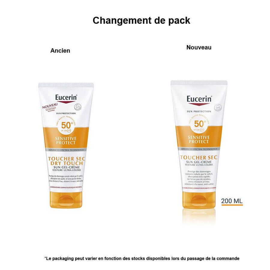 Eucerin Sonnenschutz Gel-Creme Spf50+ Oil Control Dry Touch 200ml
