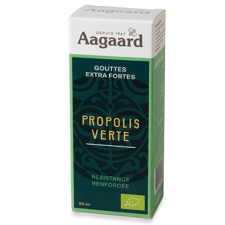 Aagaard Green Propolis Extra Strength organic drops 30ml