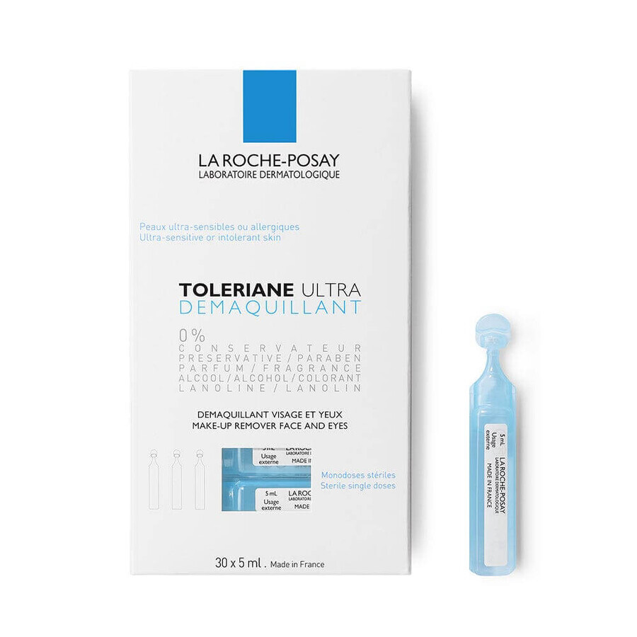 Shop La Roche-Posay Toleriane Make-up-Entferner für Gesicht und Augen 30x5ml Ultra - 150ml La Roche-Posay Toleriane Make-up-Entferner für Gesicht und Augen 30x5ml Ultra - 150ml
