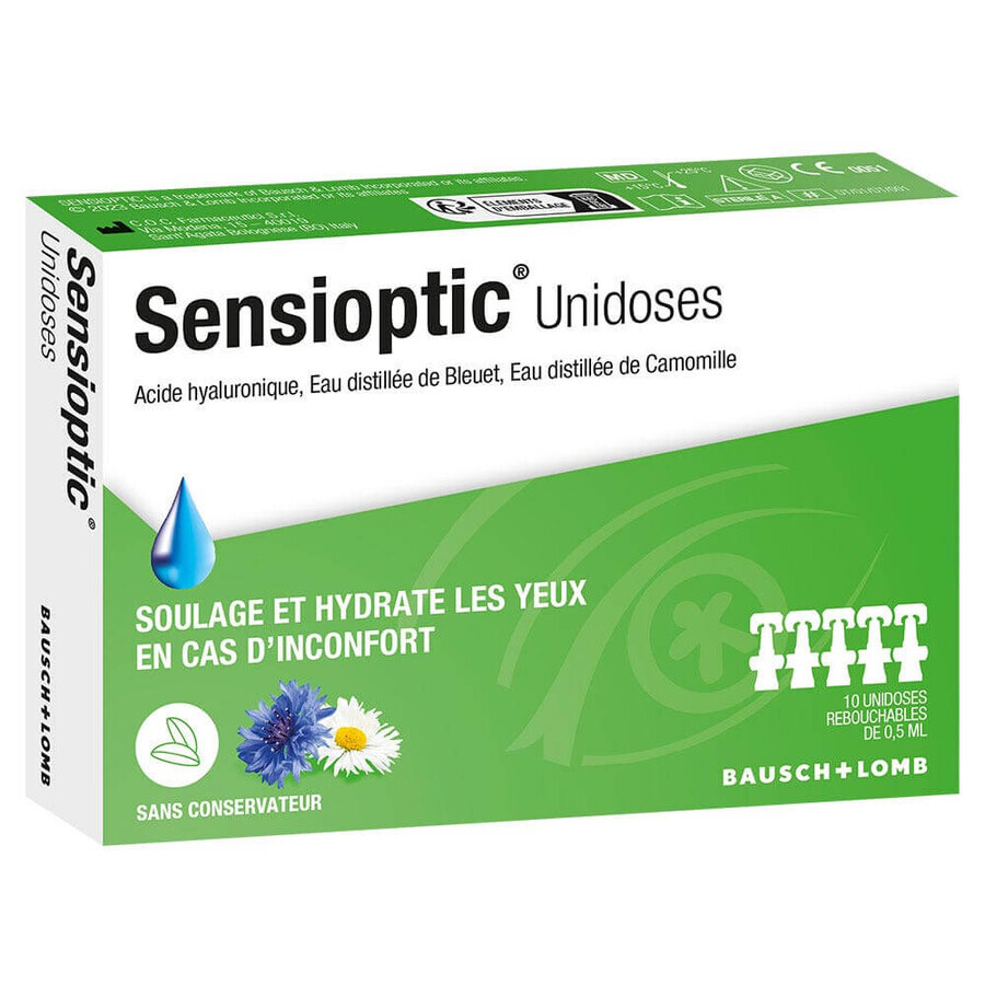 Bausch&Lomb Sensioptic Unidoses x10