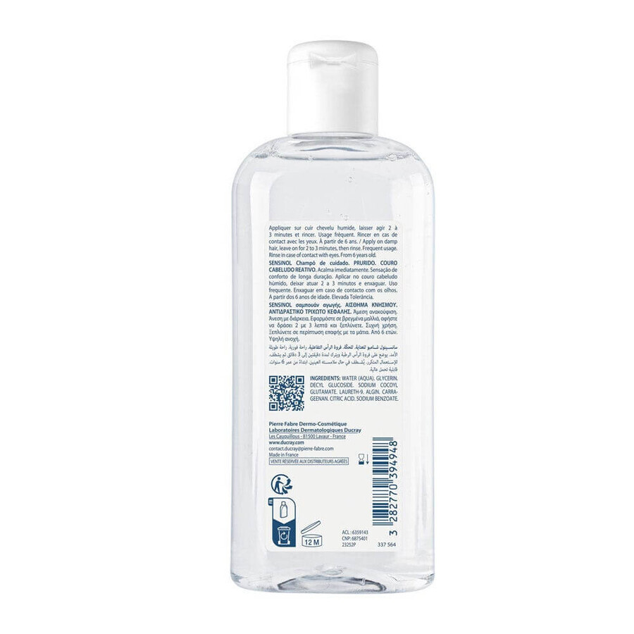 Ducray Sensinol Treatment shampoo for itchy reactive scalp 200 ml