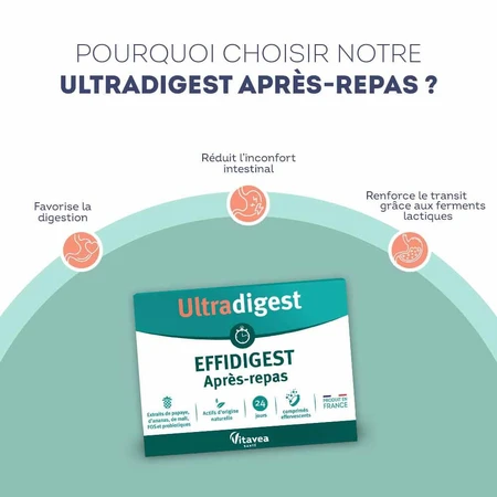 Vitavea Santé Effidigest After Meal 24 effervescent tablets