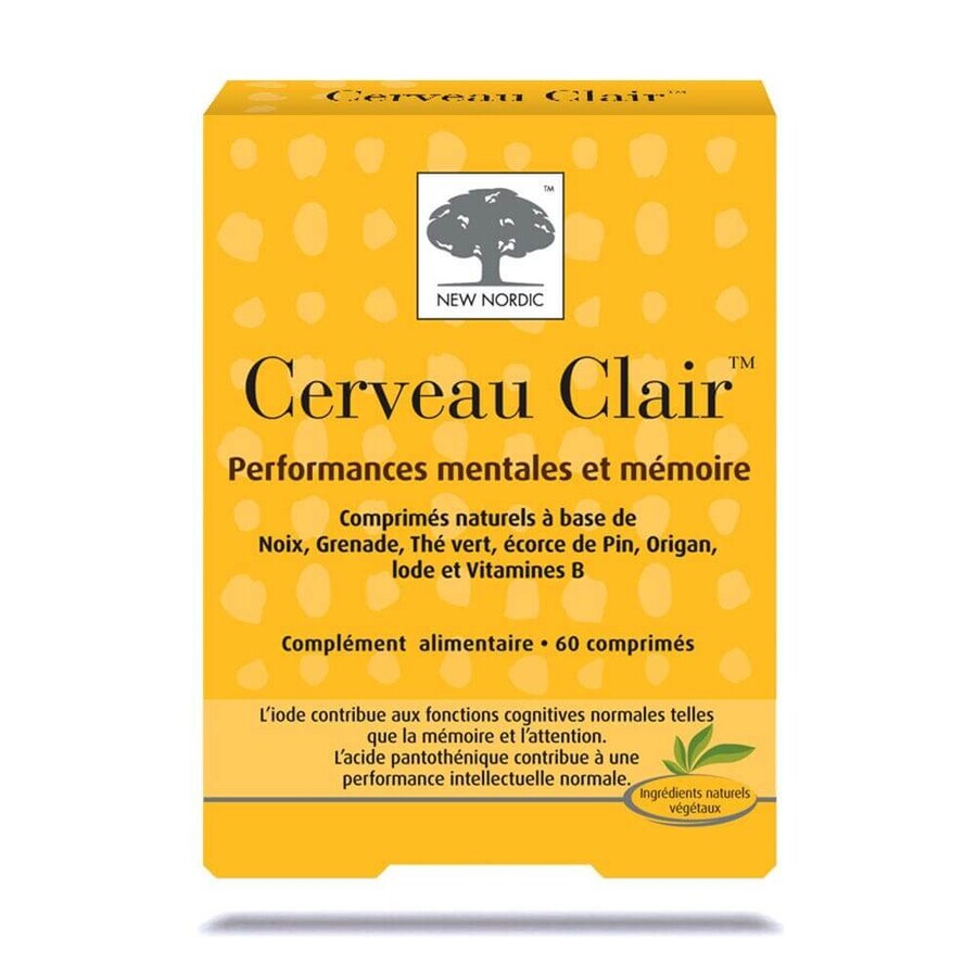 Nuevo Nordic Clear Brain 60 comprimidos