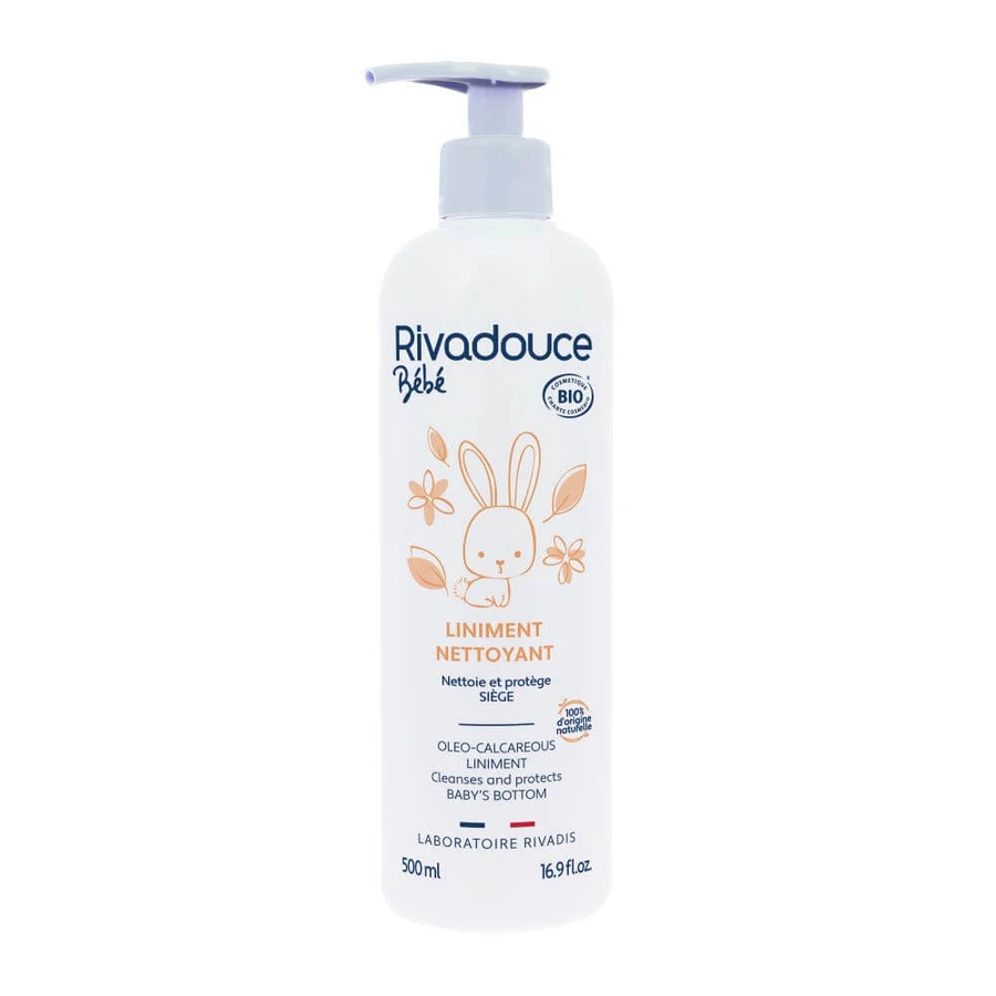 Rivadouce Bébé Liniment nettoyant change bio 500ml