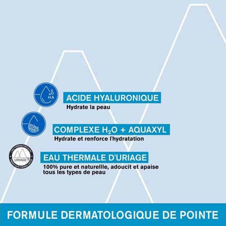 Uriage Thermaal Water Crème + Hyaluronzuur Alle huidtypes 40ml Uriage Thermaal Water Crème + Hyaluronzuur Alle huidtypes 40ml