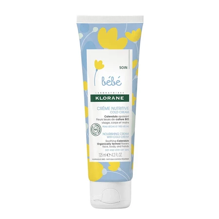 Klorane Recién Nacido Cold Cream nutritivo para pieles secas y muy secas 125ml