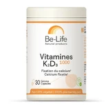 Be-Life Vitamines K2+D3 1000 30 gélules