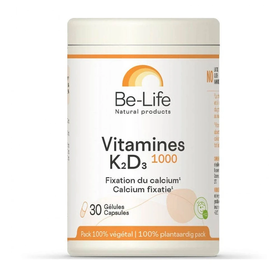 Be-Life Vitaminas K2+D3 1000 30 gélules