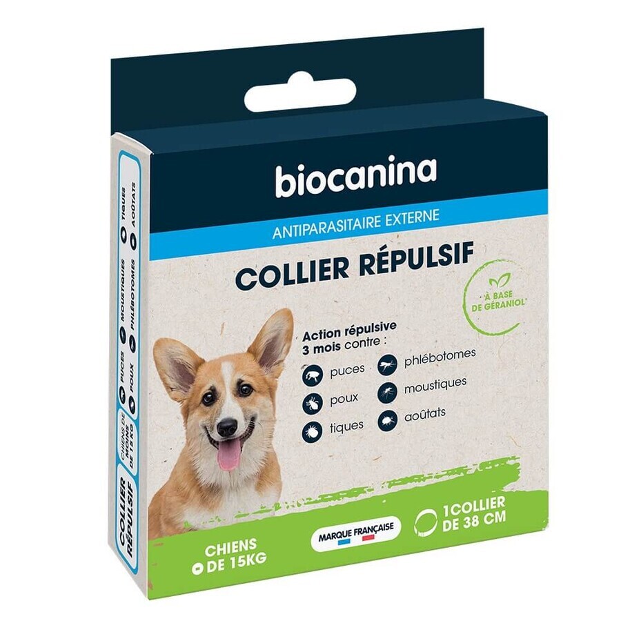 Cumpără Colier repelent Biocanine pentru câini sub 15 kg x1 Colier repelent Biocanine pentru câini sub 15 kg x1