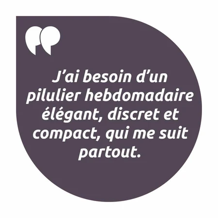 Pilbox Liberty Wochentablettenspender