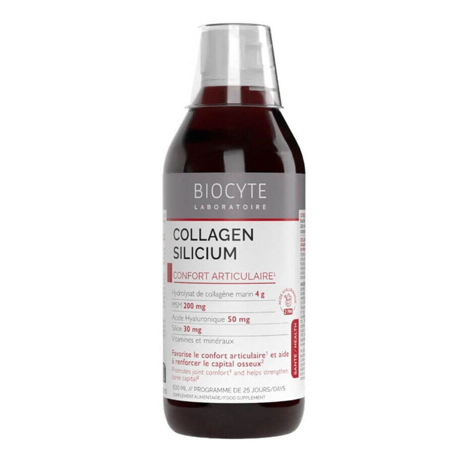 Biocyte Health Colágeno Silicum con colágeno y ácido hialurónico Confort Articulaire 500ml