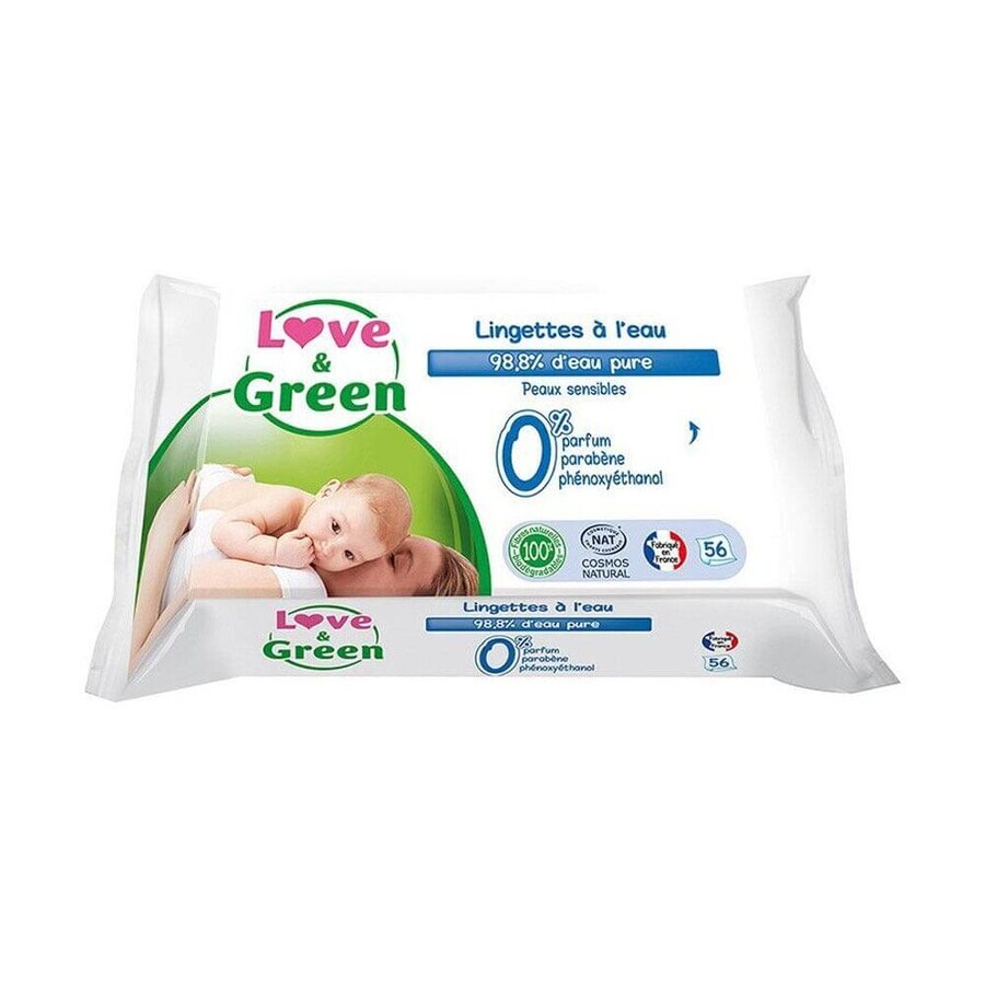 Comprar Love&Green Toilette Bebe A L'eau 56 Piel Sensible Toallitas Piel Sensible Love&Green Toilette Bebe A L'eau 56 Piel Sensible Toallitas Piel Sensible