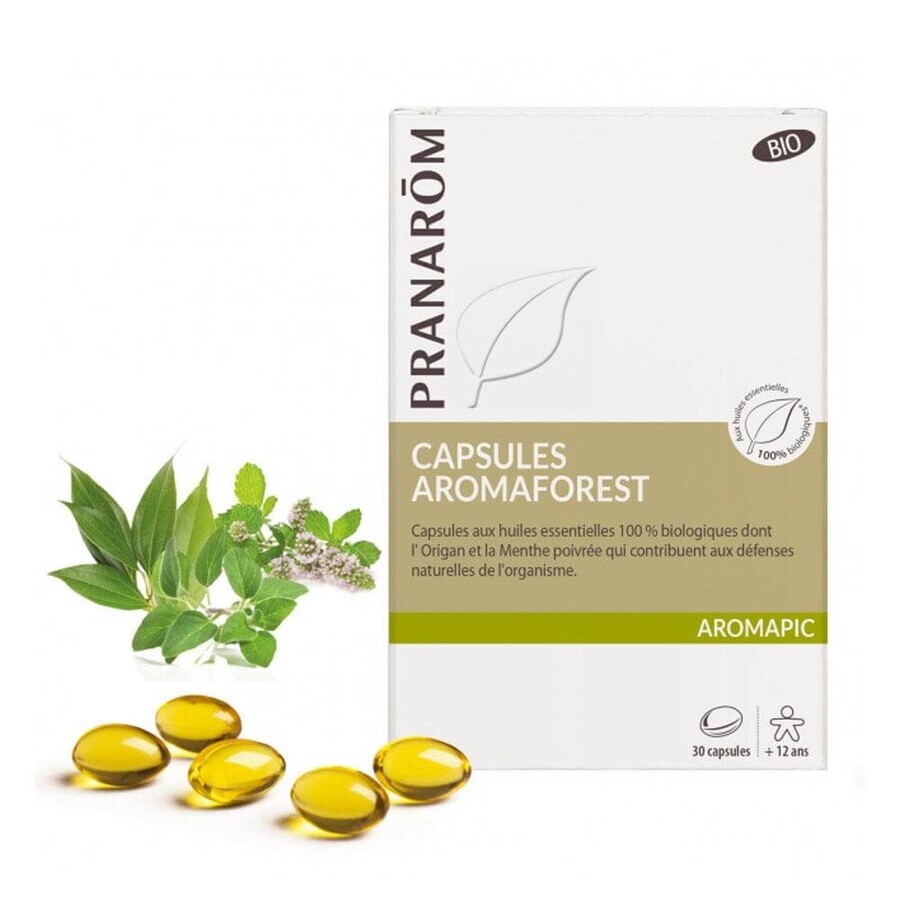Pranarôm Aromapic Aromaforest organic 30 capsules