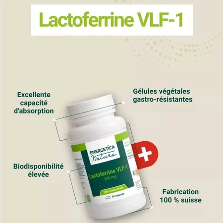 Energetica Natura Lactoferrin VLF-1 150 mg 60 Kapseln