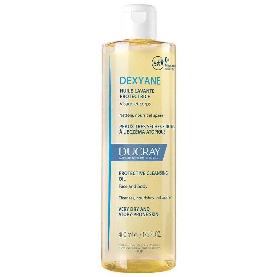 Buy Ducray Dexyane Protective Cleansing Oil Very dry skin with atopic tendency 400ml Ducray Dexyane Protective Cleansing Oil Very dry skin with atopic tendency 400ml