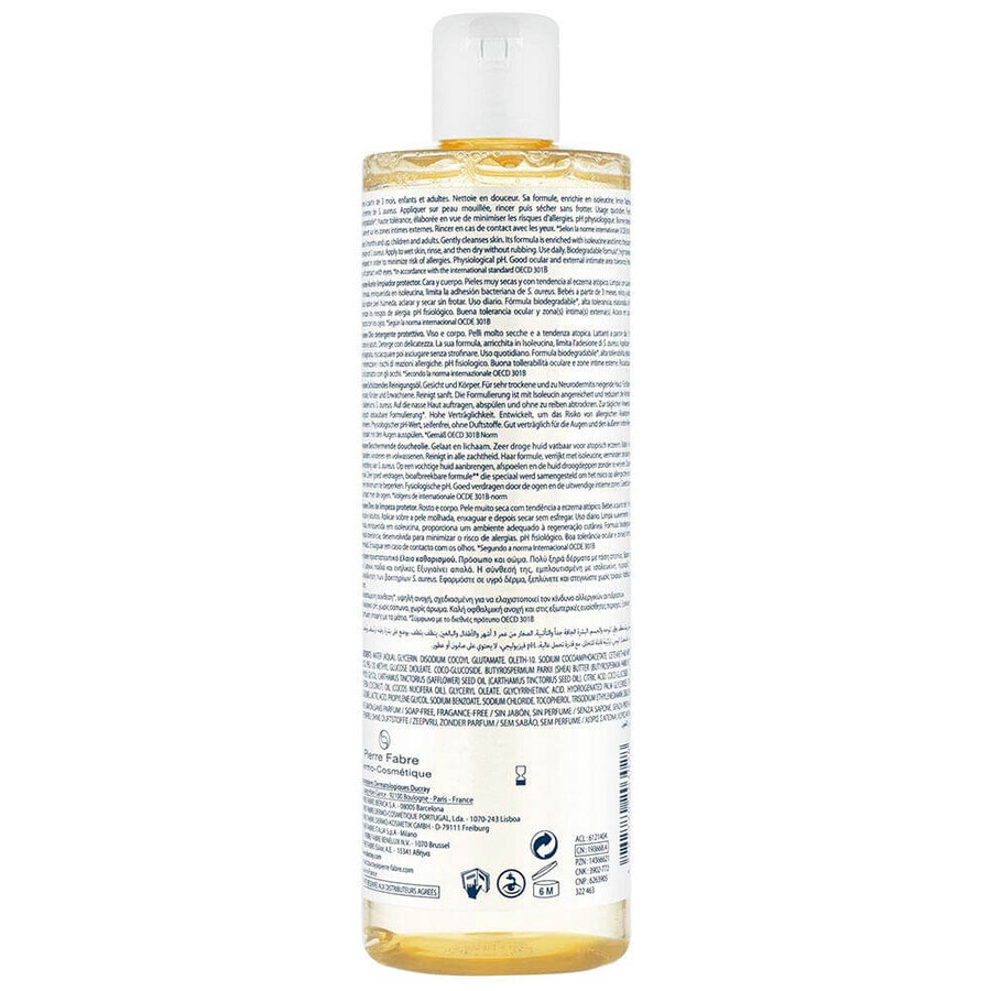 Ducray Dexyane Protective Cleansing Oil Very dry skin with atopic tendency 400ml Ducray Dexyane Protective Cleansing Oil Very dry skin with atopic tendency 400ml