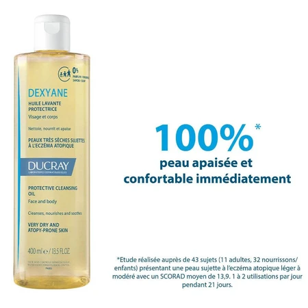 Ducray Dexyane Aceite Limpiador Protector Pieles muy secas con tendencia atópica 400ml