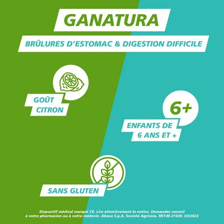 GaNatura Heartburn and Digestion Triple Action 14 Beutel
