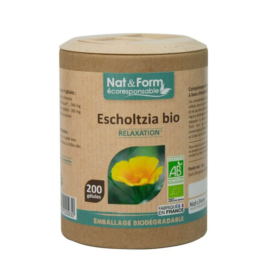 Nat&Form EXCELENCIA BIO Relajación 200 cápsulas