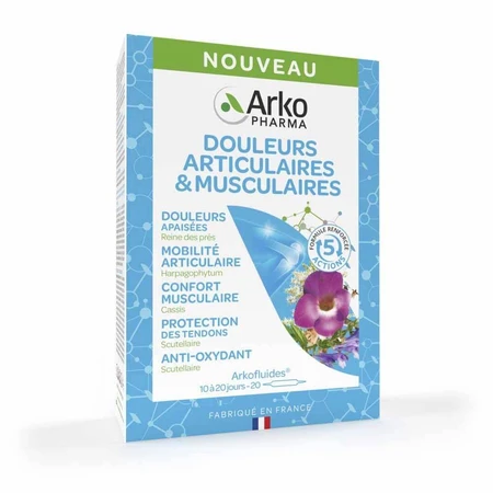 Arkopharma Arkofluids Joint and Muscle Pain 20 Ampules