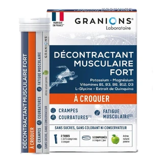 Granions Forte muscle relaxation 2x15 chewable tablets