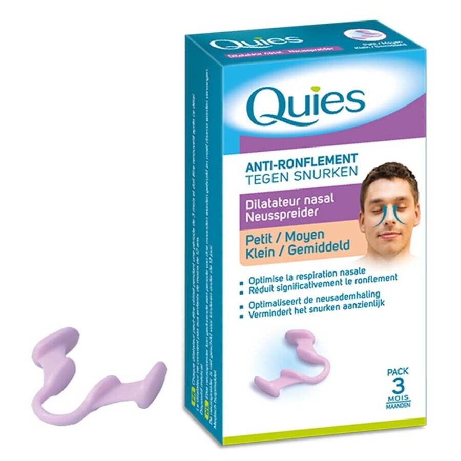 Quies Anti-Schnarch-Nasen-Dilatator Klein Mittel
