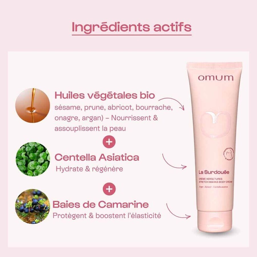 Omum La Surdouée anti-stretch mark crème 150 ml