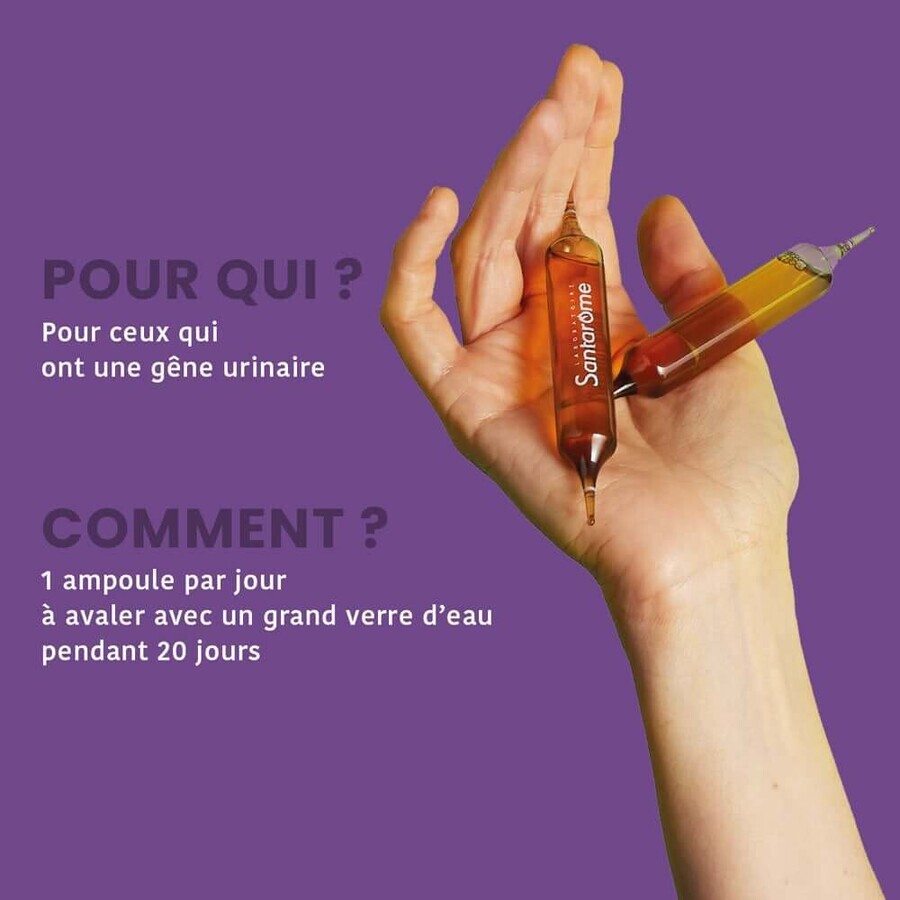 Santarome Confort Urinaire Bio 20 Ampoules Bio 200ml