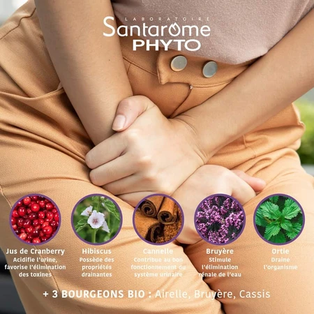 Santarome Confort Urinaire Bio 20 Ampoules Bio 200ml