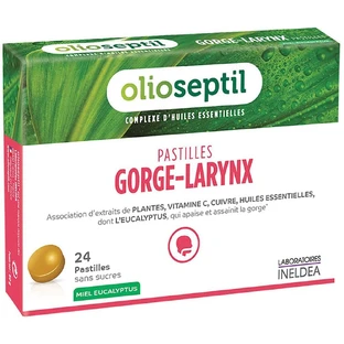Olioseptil Kloof Larynx 24 tabletten