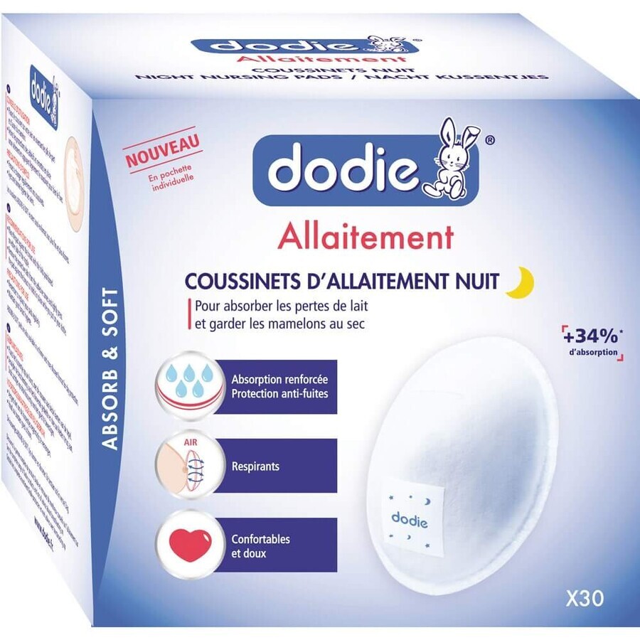 Dodie Ultra-absorbierenden Nacht Pads x30 Dodie Ultra-absorbierenden Nacht Pads x30