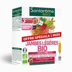Santarome Jambes Legeres 20 fiole + 10 gratuit Bio Favorise la circulation 300 ml Santarome Jambes Legeres 20 fiole + 10 gratuit Bio Favorise la circulation 300 ml