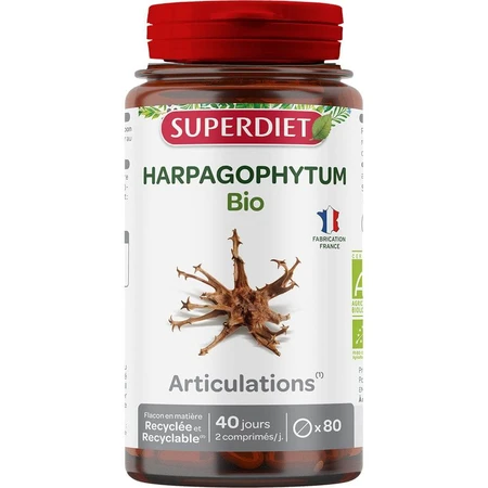 Superdiet Harpagophytum Organic Articulation 80 comprimidos