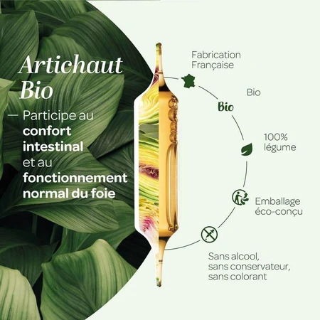 Superdiet Artisjok Bio Lever Gezondheid 20 Flacons Bien-Être Du Foie 15ml