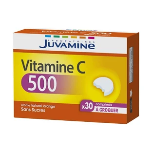 Juvamine Vitamin C 500 30 Chewable Tablets